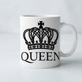 Cană QUEEN – Coroană neagră ornamentală